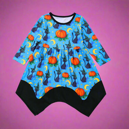 Baby Kid Girls Animals Cartoon Print Halloween Dresses