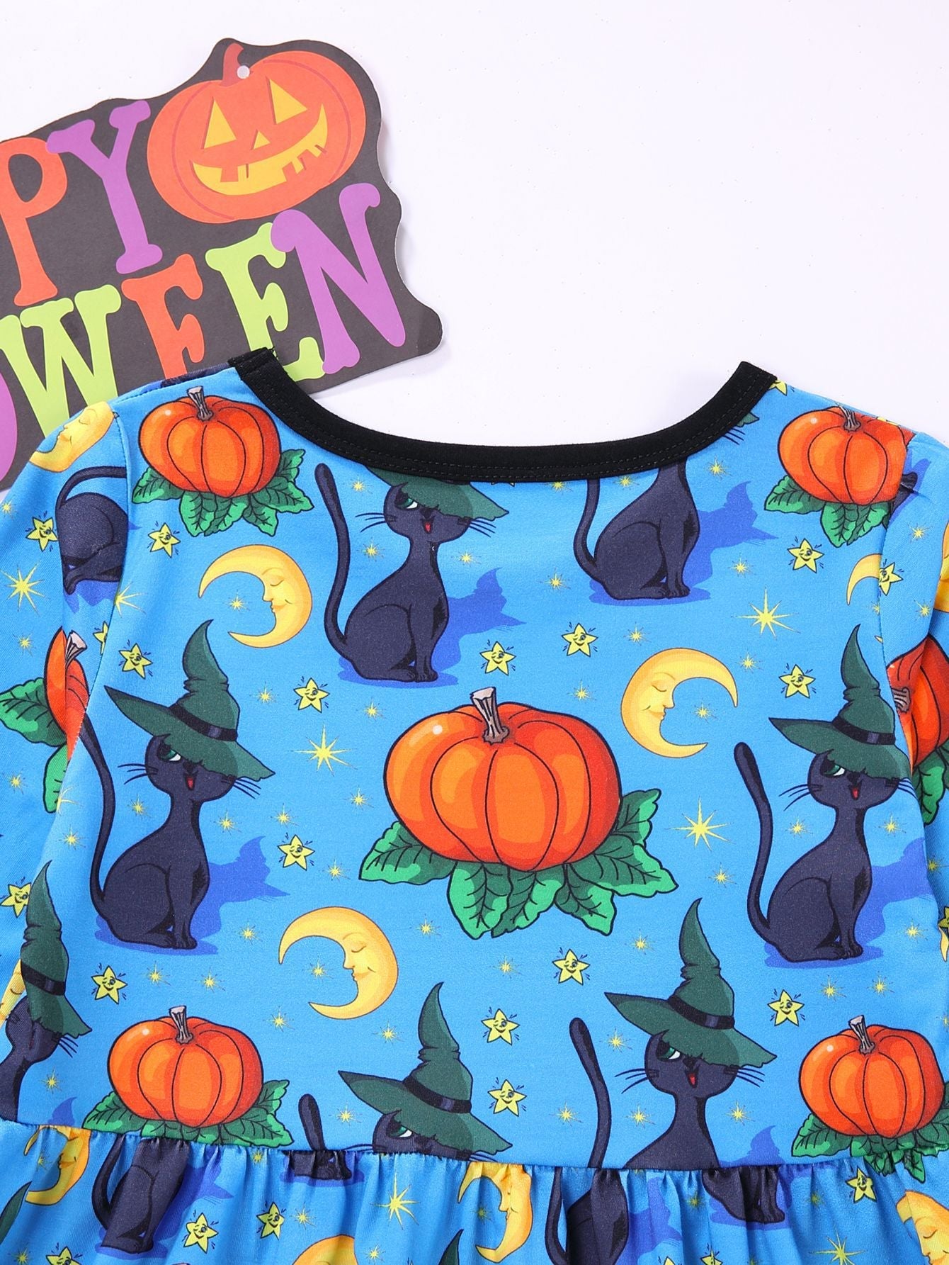 Baby Kid Girls Animals Cartoon Print Halloween Dresses