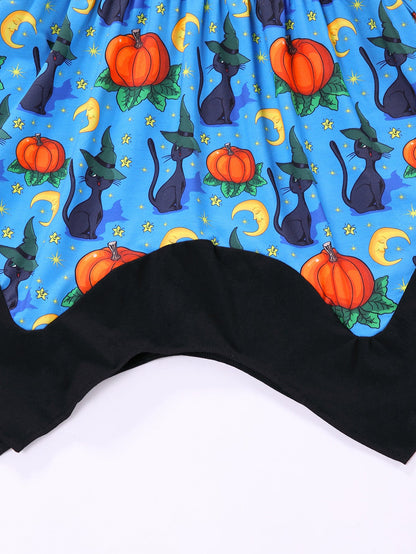 Baby Kid Girls Animals Cartoon Print Halloween Dresses
