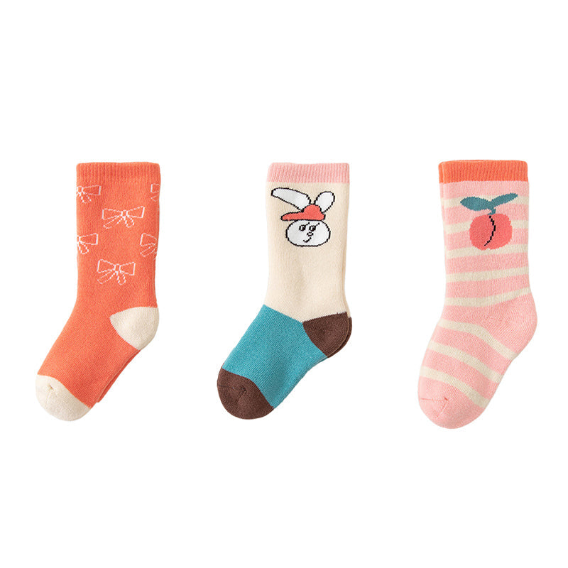 Unisex Striped Polka dots Cartoon Bow Accessories Socks Wholesale 221013359