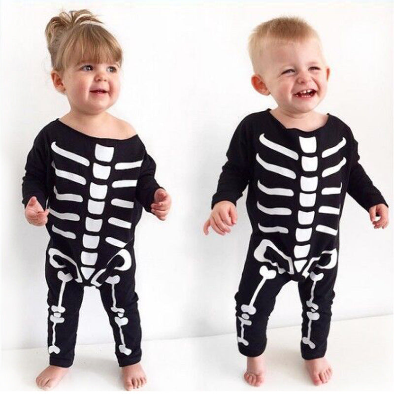 Baby Unisex Graphic Print Halloween Jumpsuits