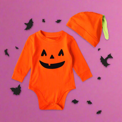 Baby Unisex Expression Halloween Rompers