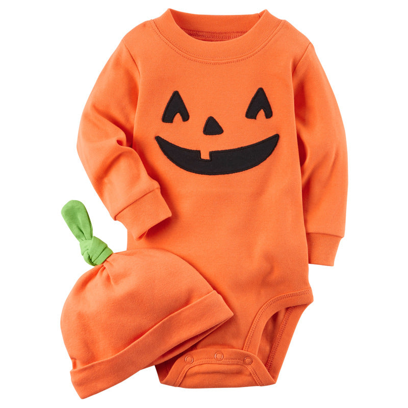Baby Unisex Expression Halloween Rompers