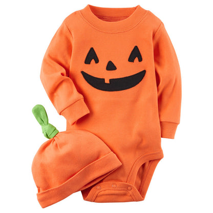 Baby Unisex Expression Halloween Rompers