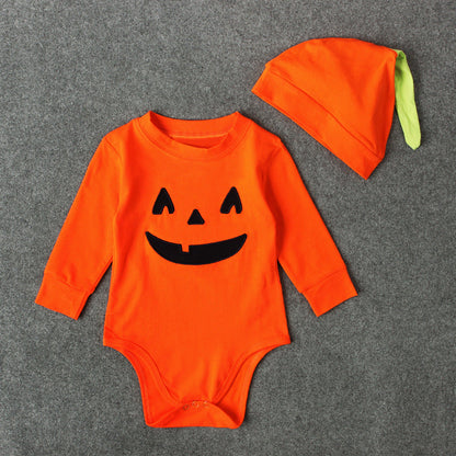 Baby Unisex Expression Halloween Rompers