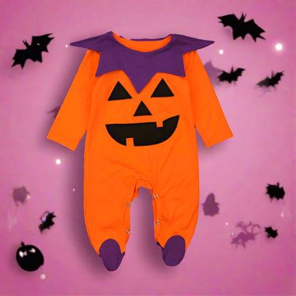 Baby Girls Cartoon Halloween Jumpsuits
