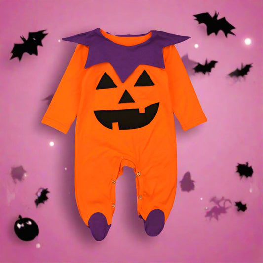 Baby Girls Cartoon Halloween Jumpsuits