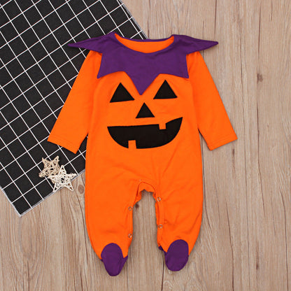 Baby Girls Cartoon Halloween Jumpsuits