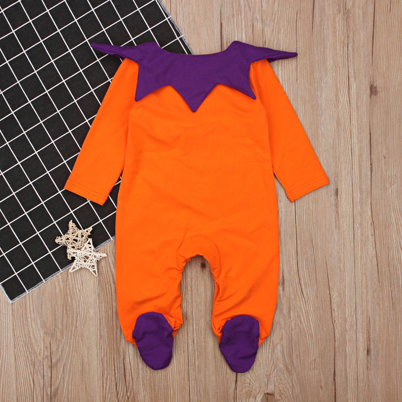 Baby Girls Cartoon Halloween Jumpsuits