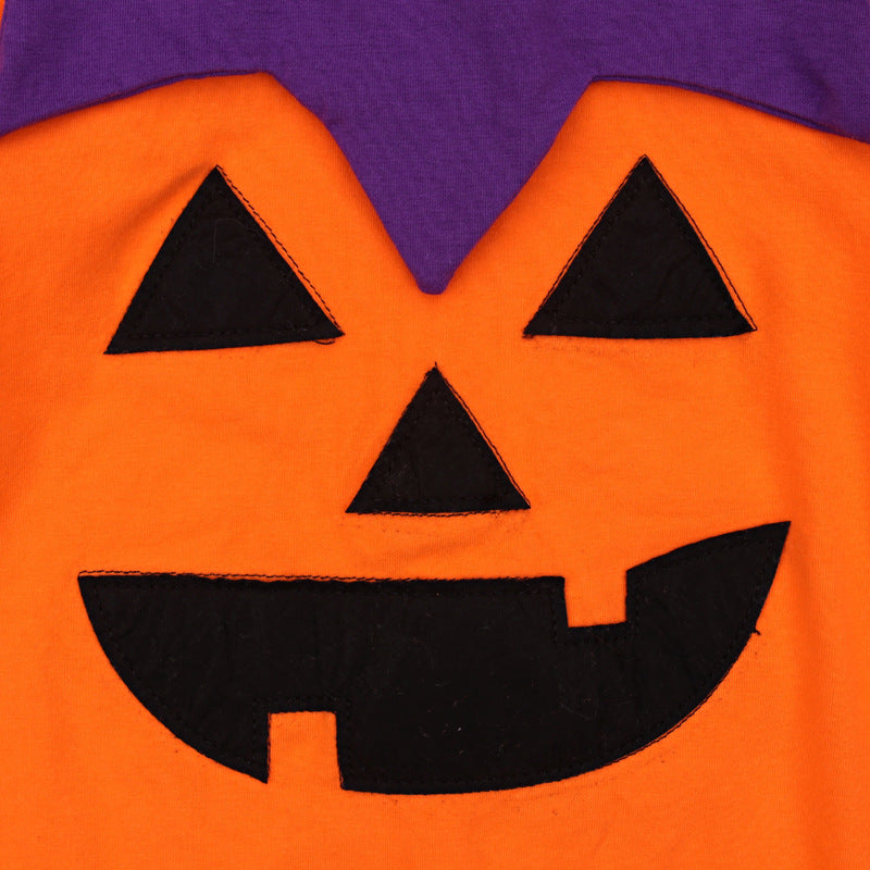 Baby Girls Cartoon Halloween Jumpsuits