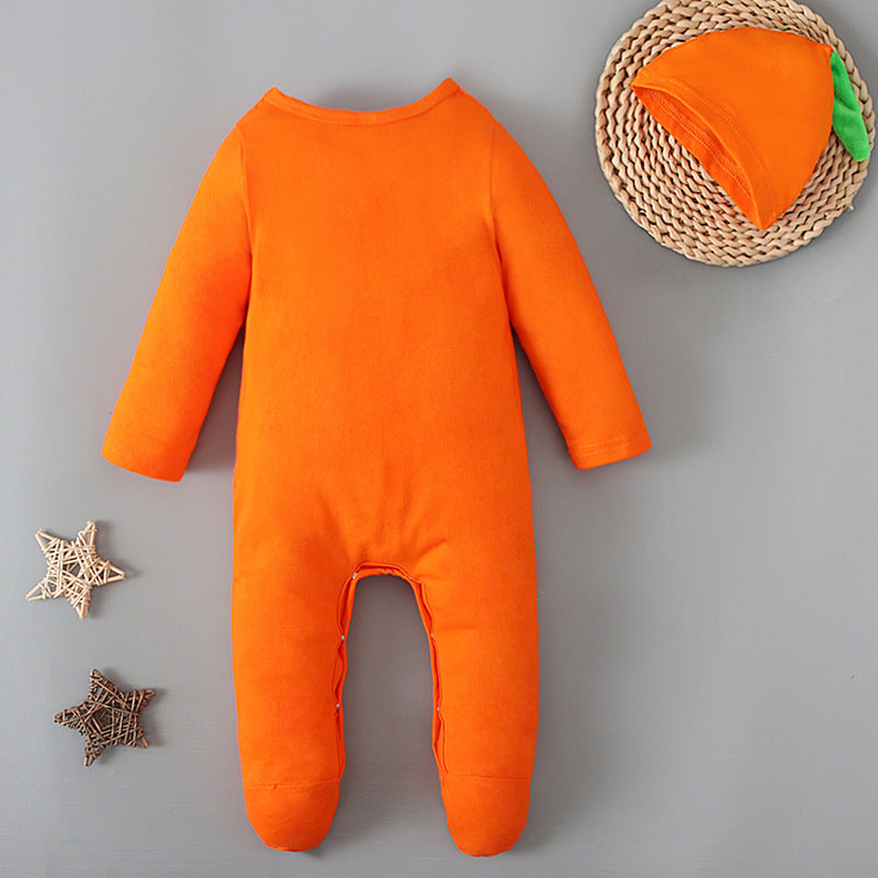 Baby Unisex Letters Cartoon Halloween Jumpsuits