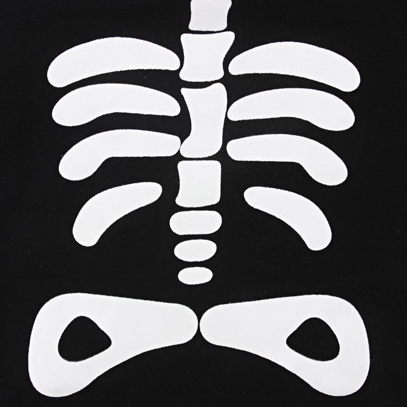 Baby Unisex Letters Halloween Rompers