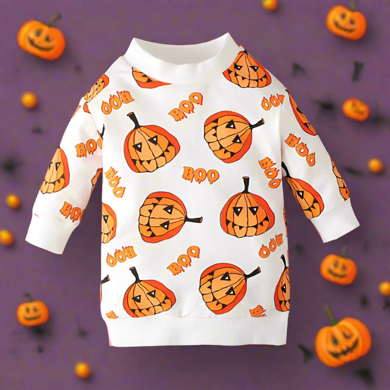Baby Kid Unisex Cartoon Print Halloween Tops