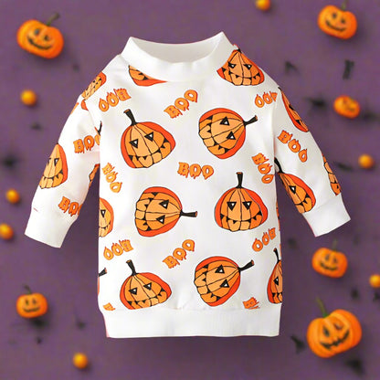 Baby Kid Unisex Cartoon Print Halloween Tops