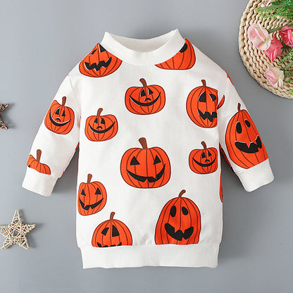 Baby Kid Unisex Cartoon Print Halloween Tops