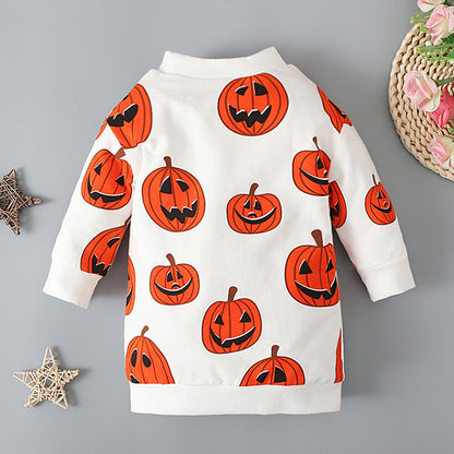 Baby Kid Unisex Cartoon Print Halloween Tops