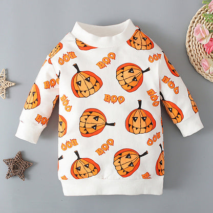Baby Kid Unisex Cartoon Print Halloween Tops