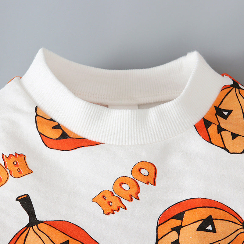 Baby Kid Unisex Cartoon Print Halloween Tops