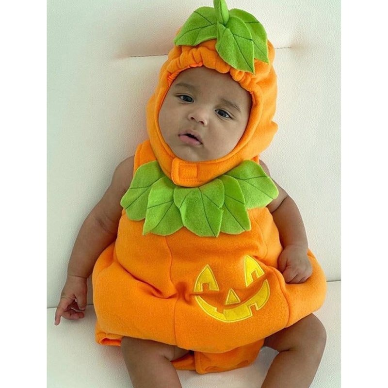 Baby Unisex Cartoon Halloween Rompers