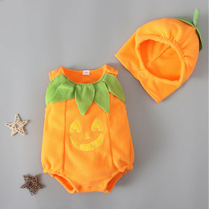 Baby Unisex Cartoon Halloween Rompers