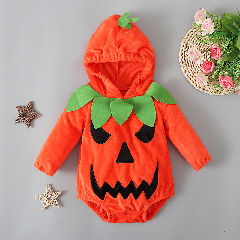 Baby Unisex Cartoon Halloween Rompers