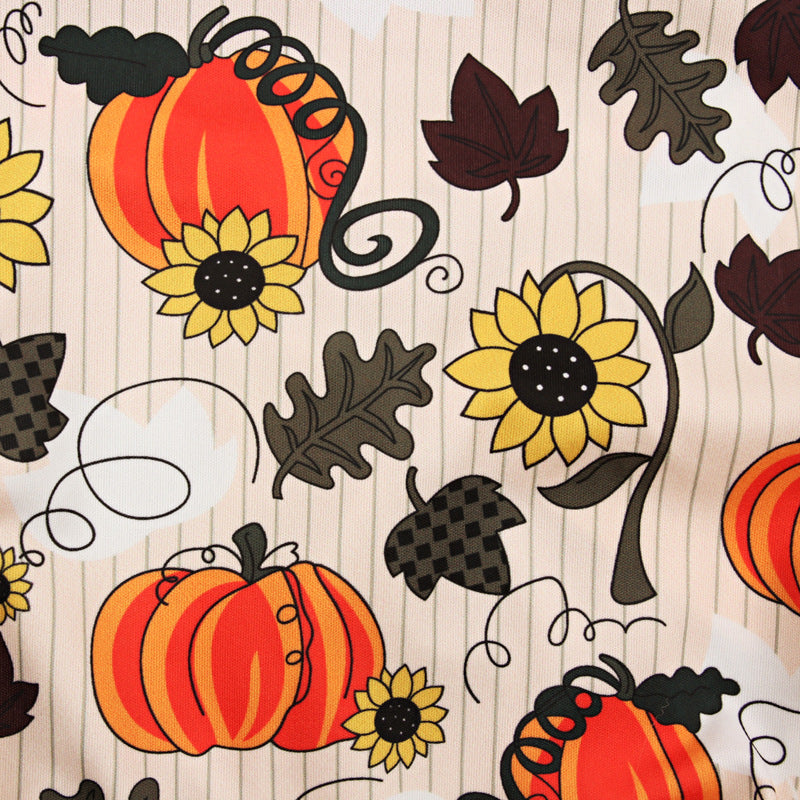 Baby Girls Flower Cartoon Print Halloween Rompers
