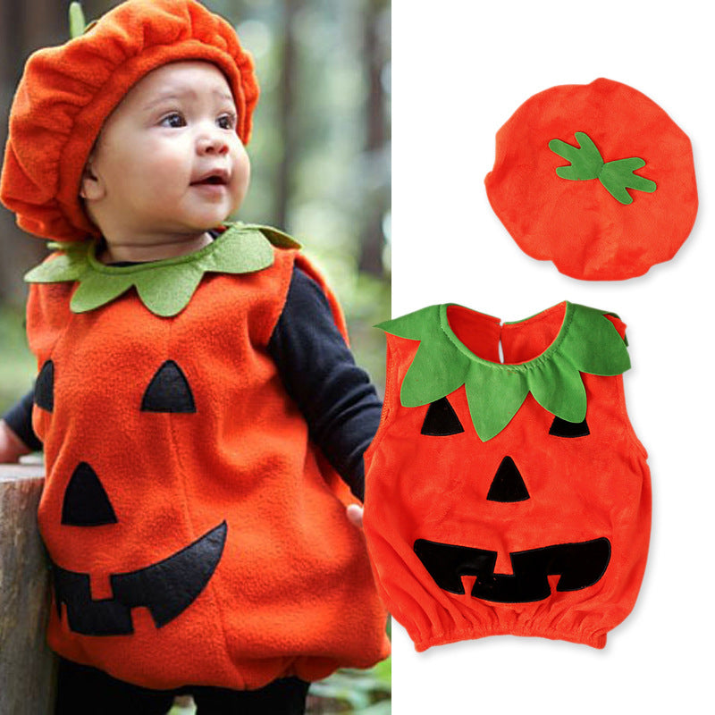Baby Kid Unisex Color-blocking Halloween Tops Hats