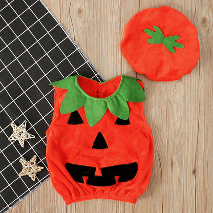 Baby Kid Unisex Color-blocking Halloween Tops Hats