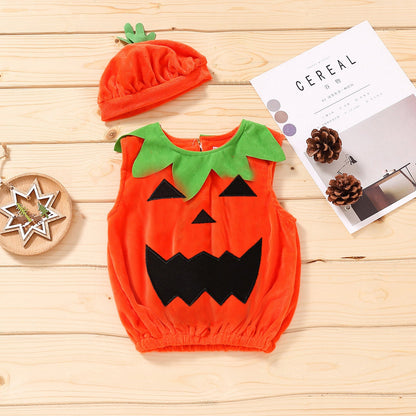 Baby Kid Unisex Color-blocking Halloween Tops Hats
