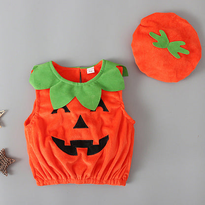 Baby Kid Unisex Color-blocking Halloween Tops Hats