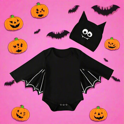 Baby Unisex Solid Color Animals Cartoon Halloween Rompers