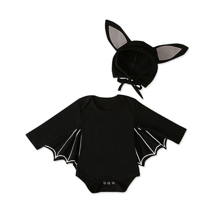 Baby Unisex Solid Color Animals Cartoon Halloween Rompers