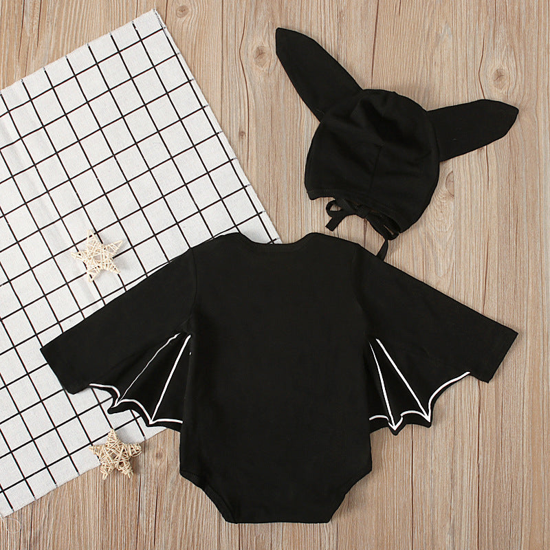Baby Unisex Solid Color Animals Cartoon Halloween Rompers