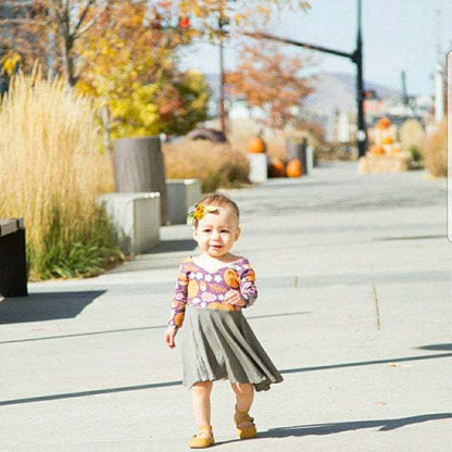 Baby Kid Girls Color-blocking Animals Cartoon Halloween Dresses