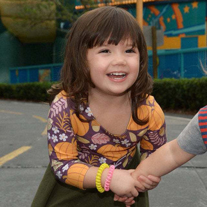 Baby Kid Girls Color-blocking Animals Cartoon Halloween Dresses