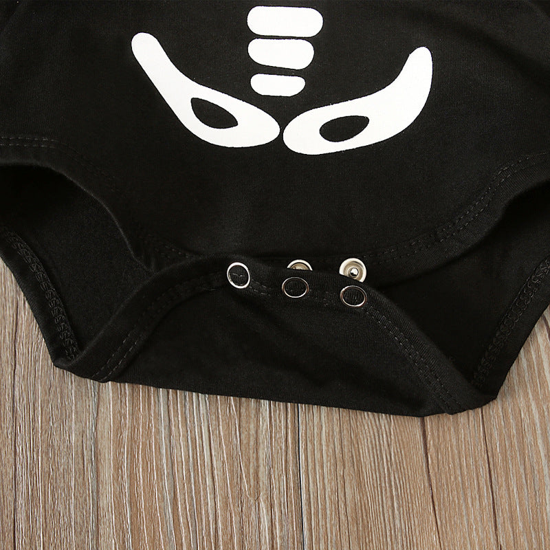 Baby Unisex Print Halloween Jumpsuits