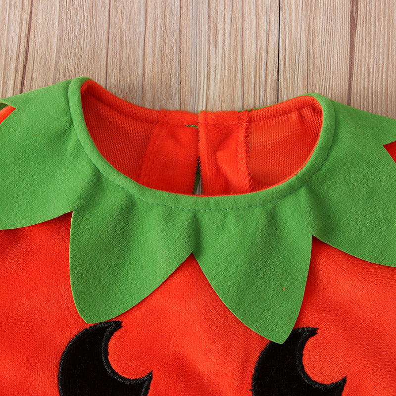Baby Unisex Color-blocking Cartoon Halloween Jumpsuits