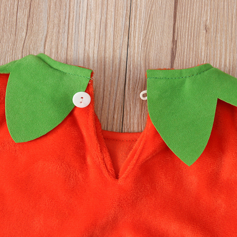 Baby Unisex Color-blocking Cartoon Halloween Jumpsuits