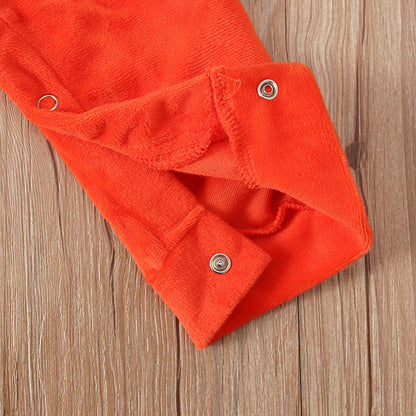 Baby Unisex Color-blocking Cartoon Halloween Jumpsuits