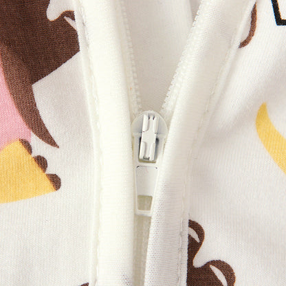 Baby Unisex Cartoon Print Halloween Jumpsuits
