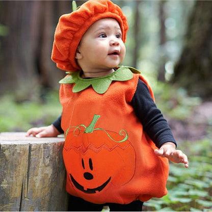Baby Kid Unisex Color-blocking Print Halloween Tops