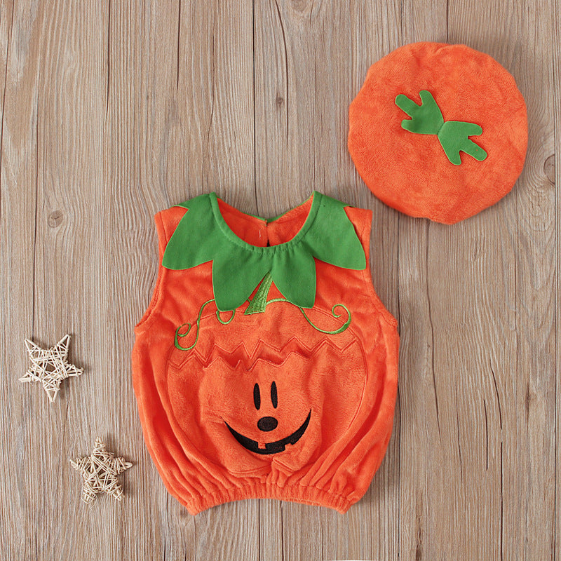 Baby Kid Unisex Color-blocking Print Halloween Tops