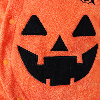 Baby Unisex Color-blocking Cartoon Print Halloween Jumpsuits