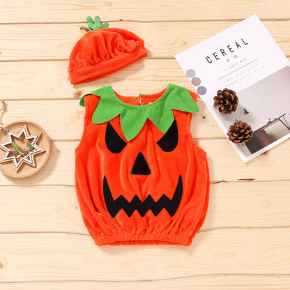Baby Kid Unisex Color-blocking Cartoon Halloween Tops
