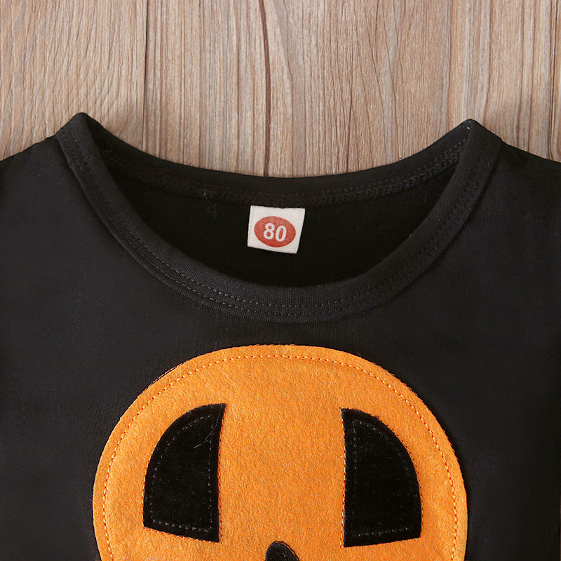Baby Kid Girls Cartoon Print Halloween Dresses