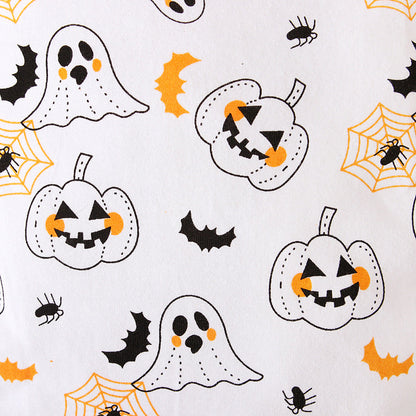 Baby Unisex Color-blocking Print Halloween Jumpsuits