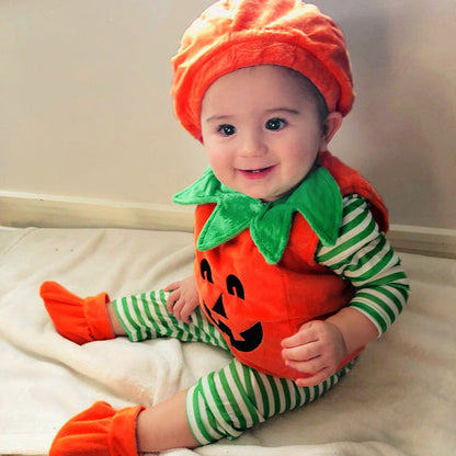 Kid Unisex Color-blocking Expression Halloween Tops