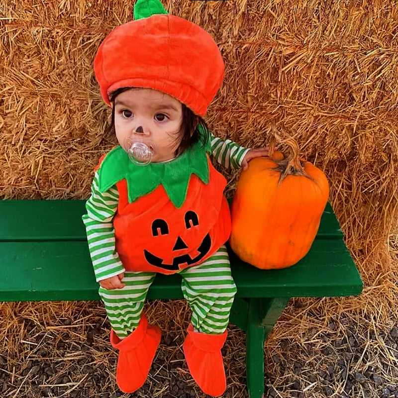 Kid Unisex Color-blocking Expression Halloween Tops