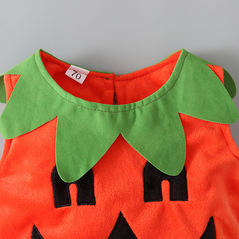 Kid Unisex Color-blocking Expression Halloween Tops