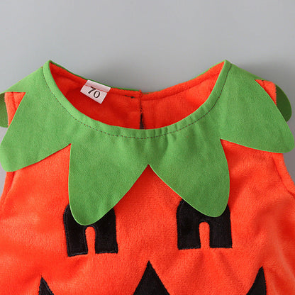Kid Unisex Color-blocking Expression Halloween Tops